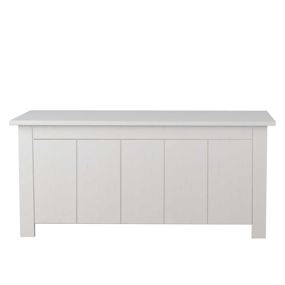 Biela truhlica z borovicového dreva 100x45 cm Bertram – Støraa