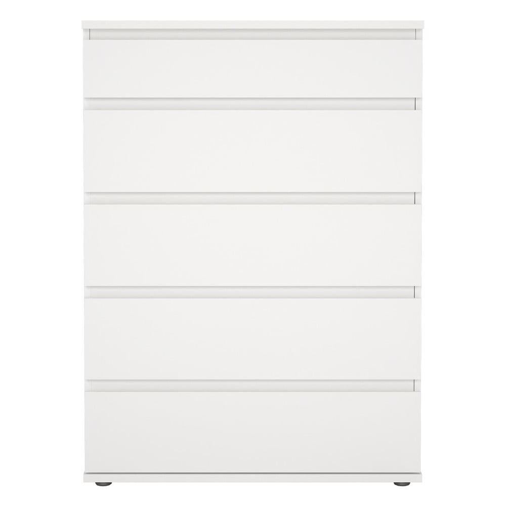 Biela vysoká komoda 77x107 cm Nova – Tvilum