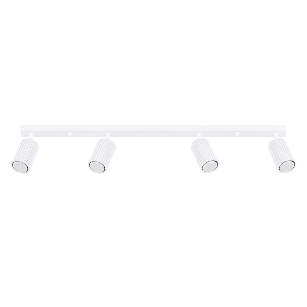 Biele bodové svietidlo 6,5x81 cm Gleam – Sollux