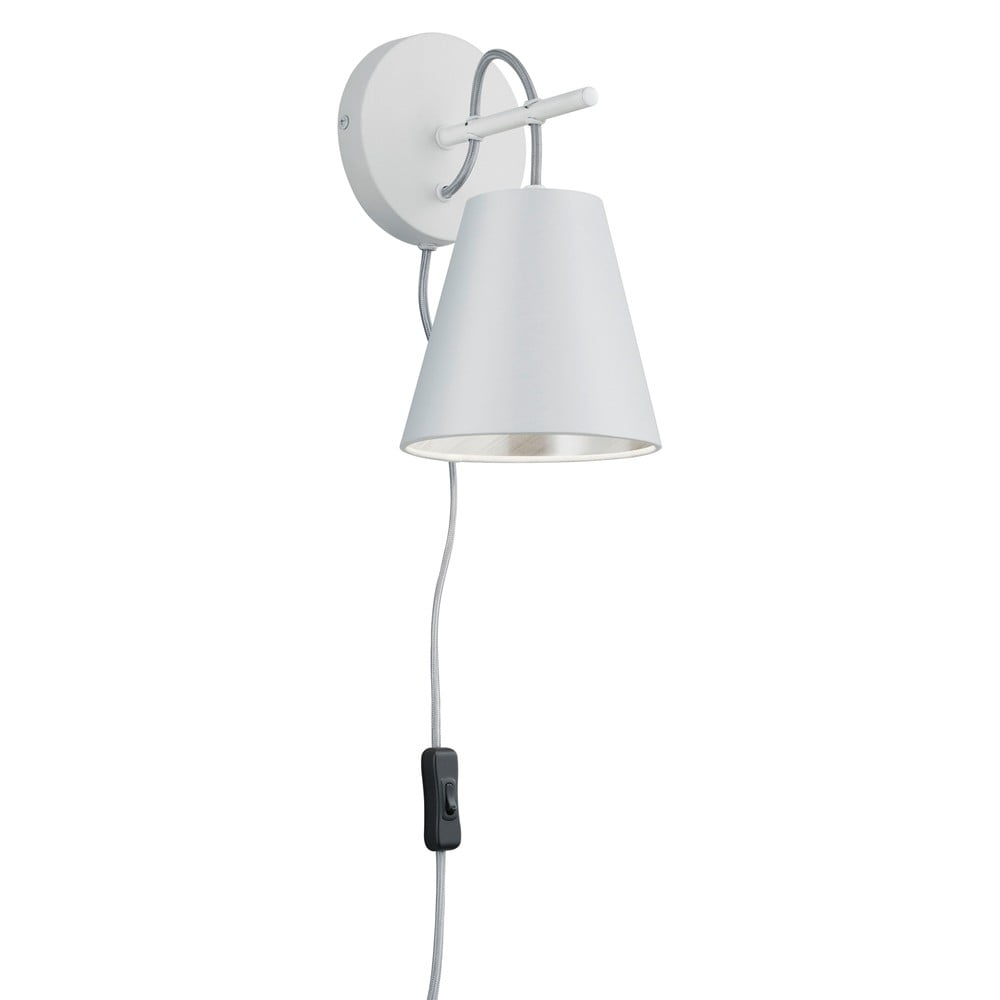 Biele nástenné svietidlo ø 15 cm Andreus – Trio