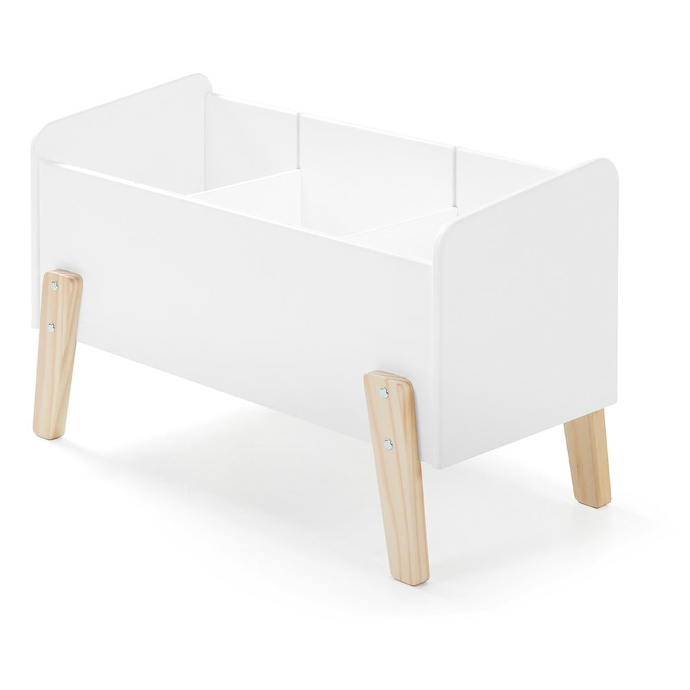 Biely detský úložný box 80x39x48 cm Kiddy – Vipack