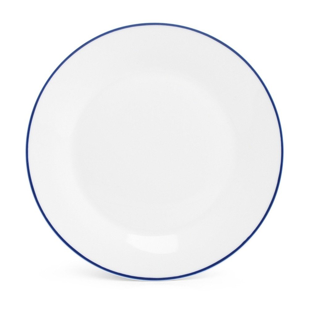 Biely dezertný porcelánový tanier ø 20 cm Basic White – BonBistro