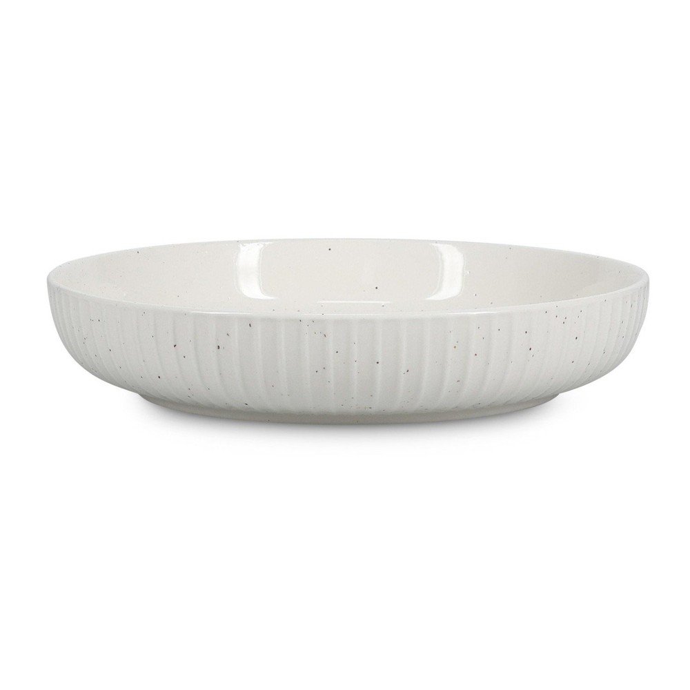 Biely hlboký  tanier ø 22 cm Ora Gloss – Salt&Pepper
