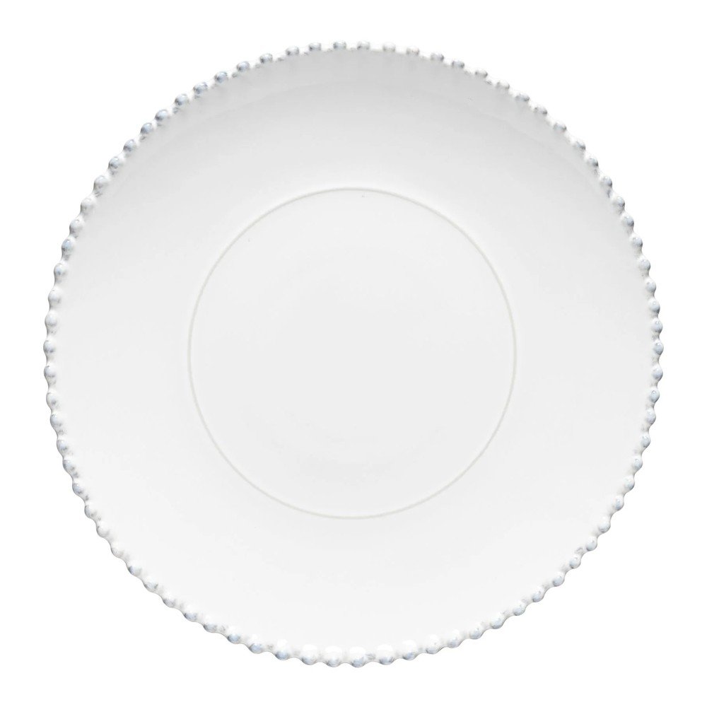 Biely kameninový tanier ø 34 cm Pearl – Costa Nova