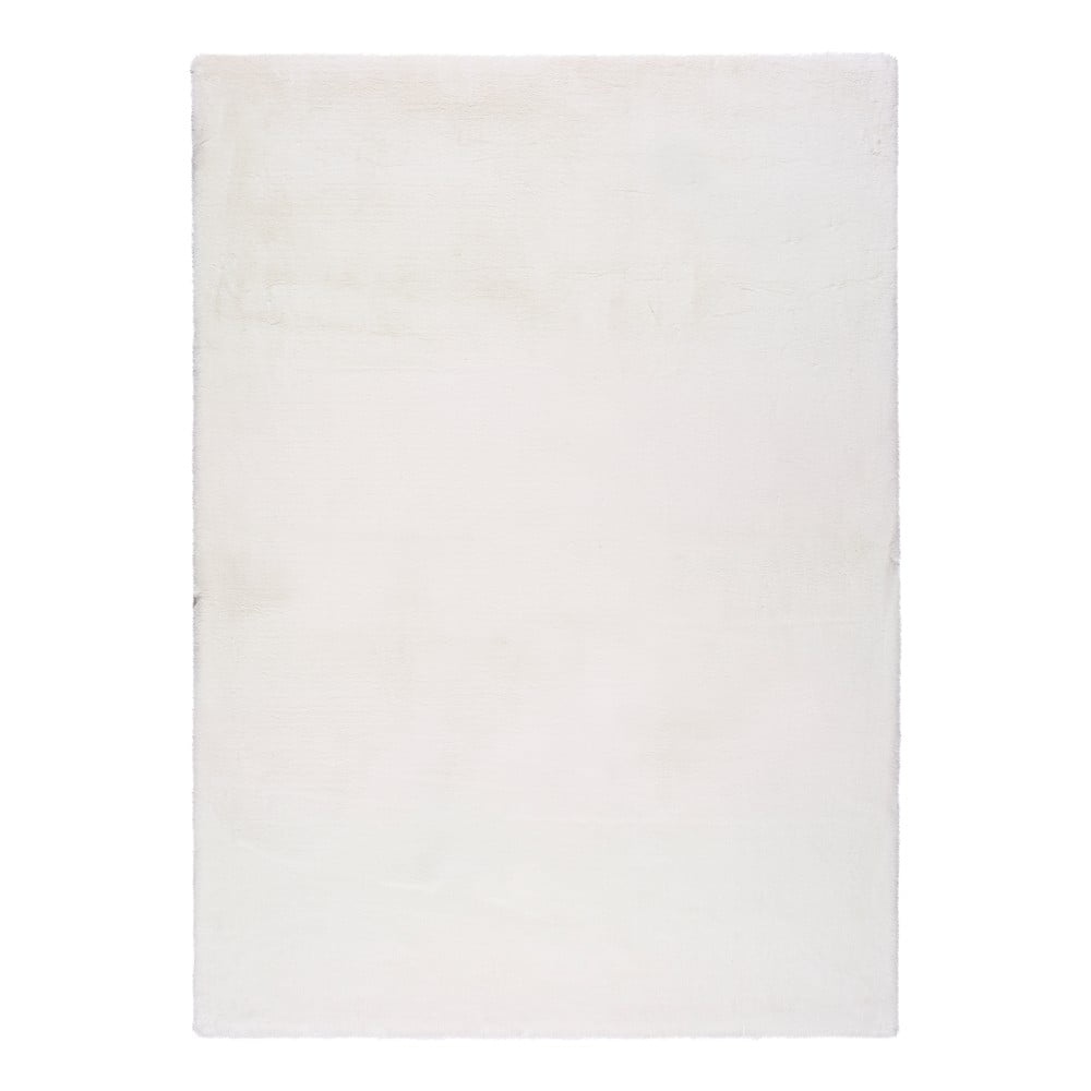 Biely koberec Universal Fox Liso, 80 x 150 cm
