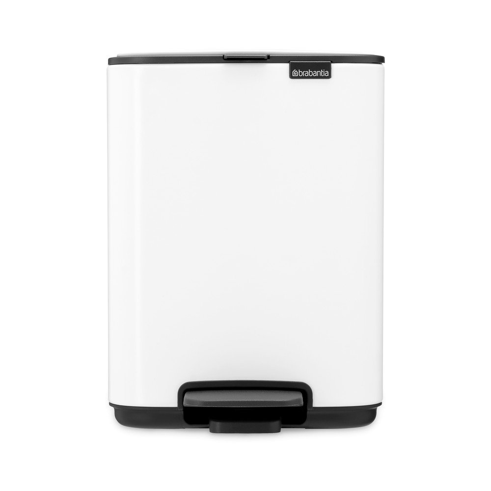 Biely pedálový oceľový odpadkový kôš 4 l Bo – Brabantia