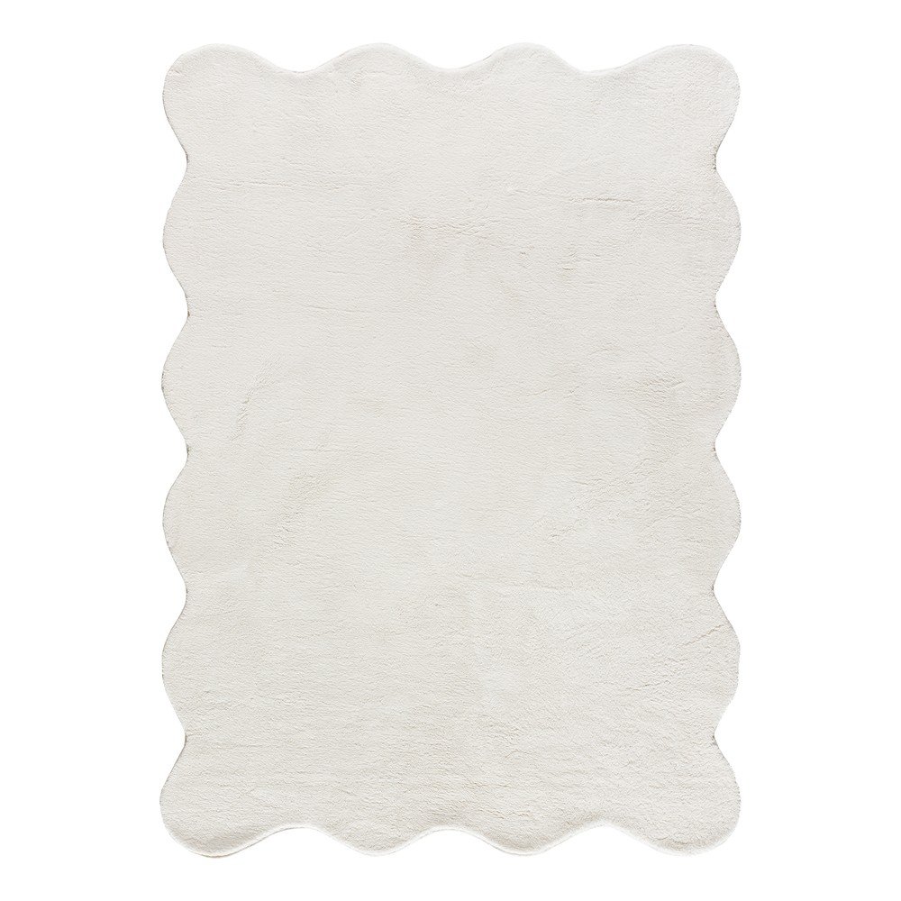 Biely prateľný koberec 160x230 cm Mellow – Universal