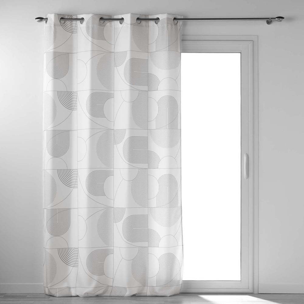Biely záves 140x280 cm Esquisse – douceur d'intérieur