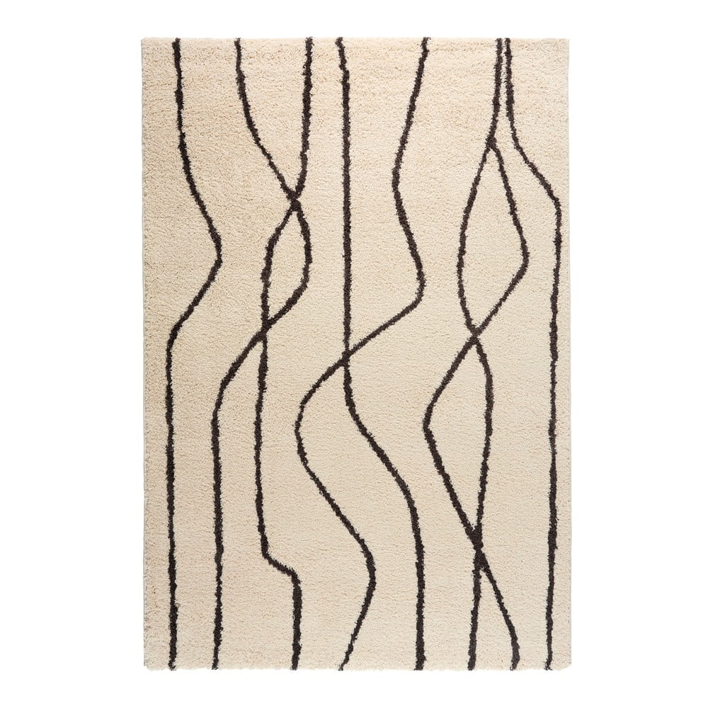 Biely/čierny koberec 80x150 cm Routa – Universal