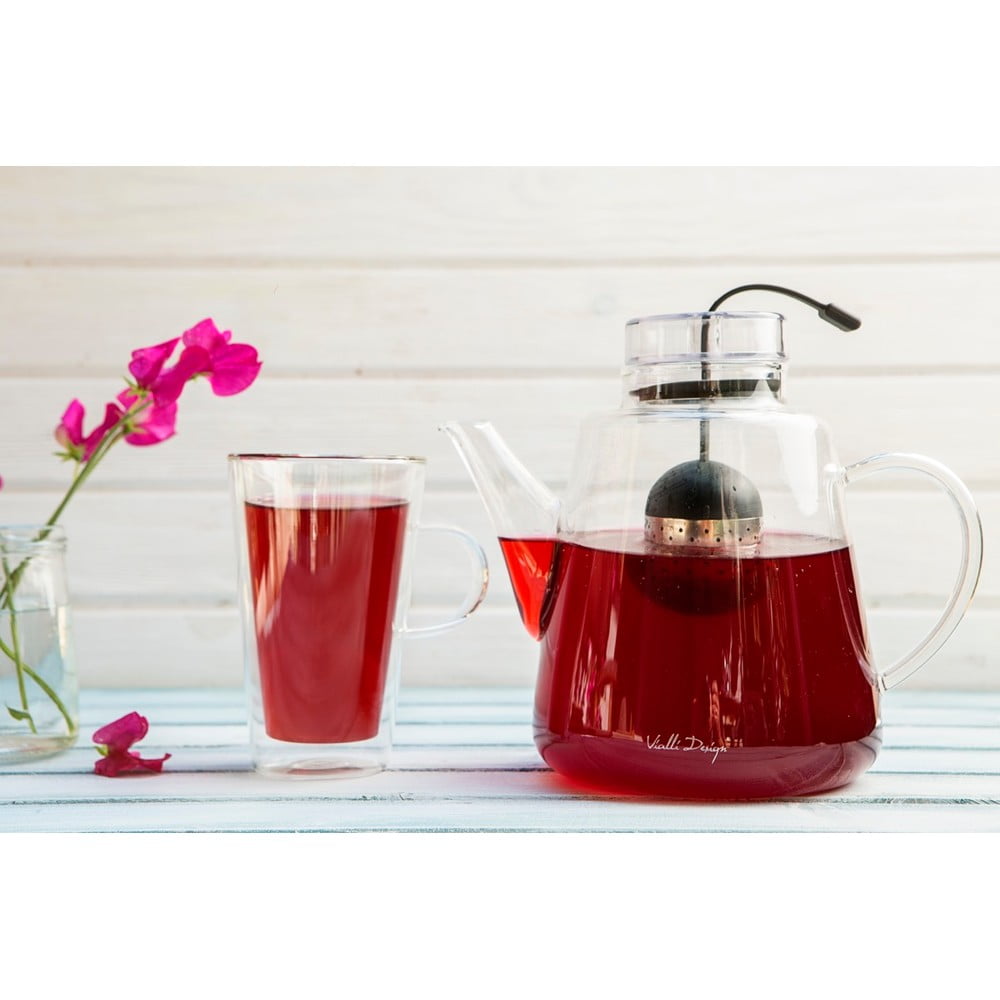 Čajová kanvica so sitkom Vialli Design Tea, 1,5 l