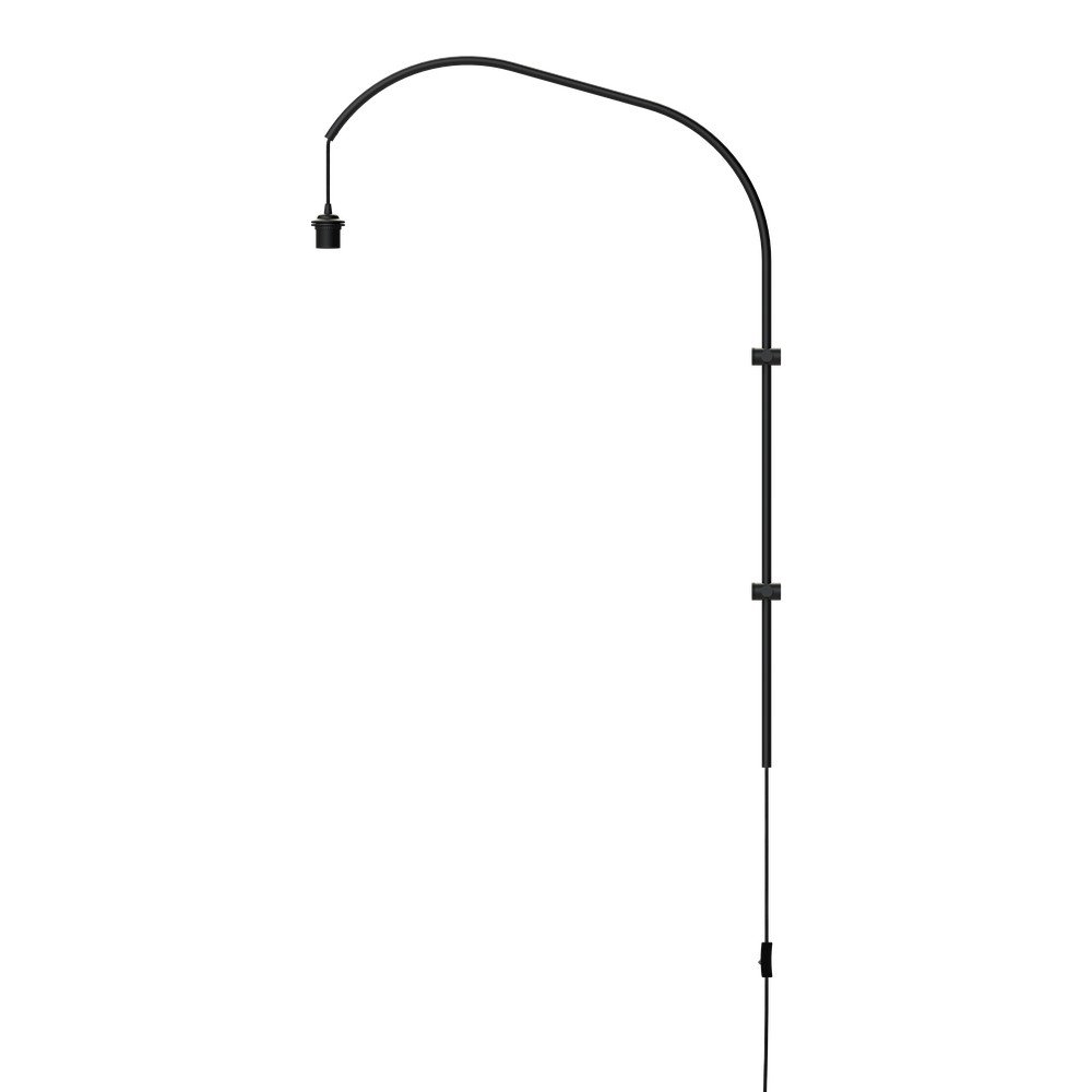 Čierna kovová lampová noha 123 cm Willow – UMAGE