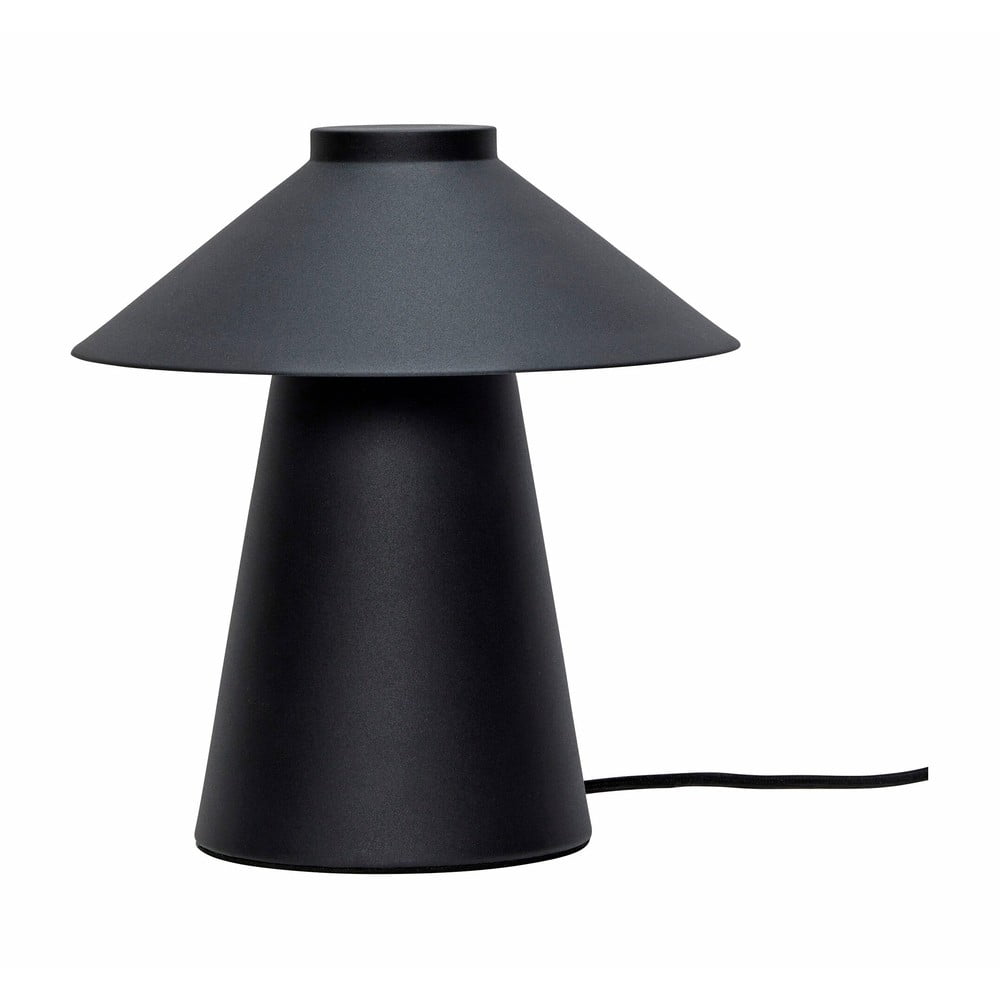 Čierna kovová stolná lampa Chipper - Hübsch