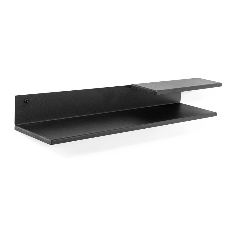 Čierna poschodová oceľová polica 67,5 cm Folio – Spinder Design