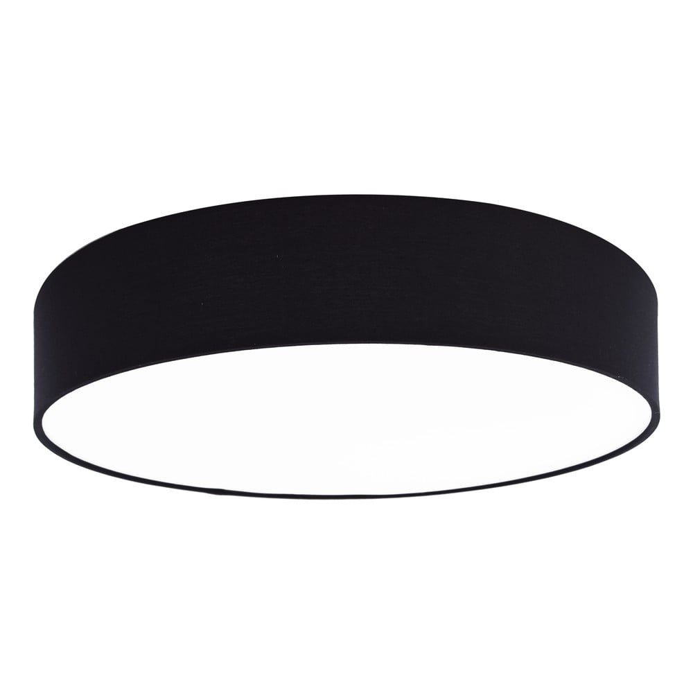 Čierne LED stropné svietidlo ø 40 cm – SULION