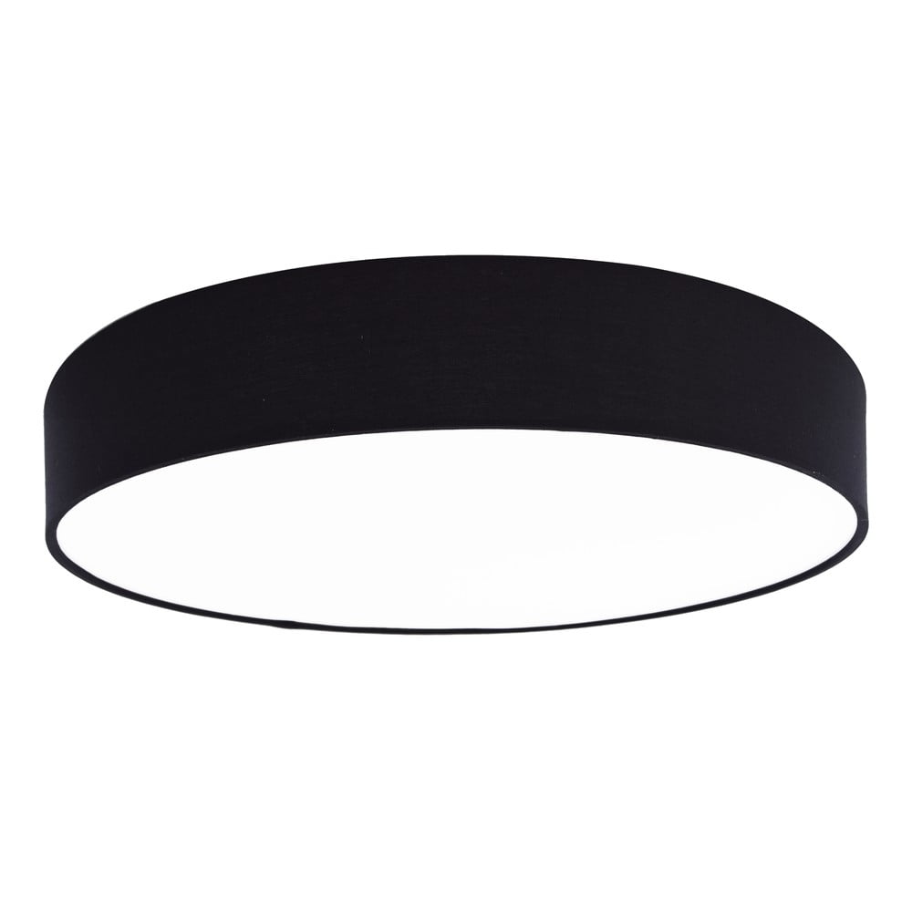 Čierne LED stropné svietidlo ø 60 cm – SULION