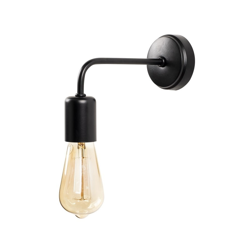 Čierne nástenné svietidlo Isidora – Opviq lights