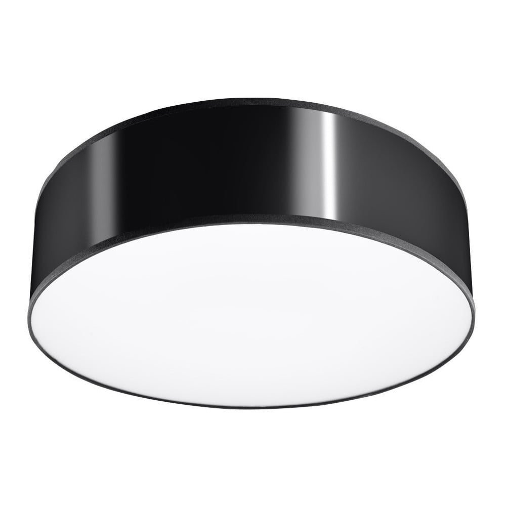 Čierne stropné svietidlo Sollux Atis Ceiling