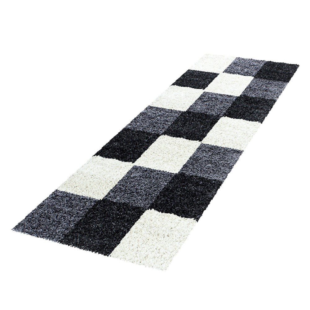 Čierno-biely behúň 80x250 cm Life – Ayyildiz Carpets