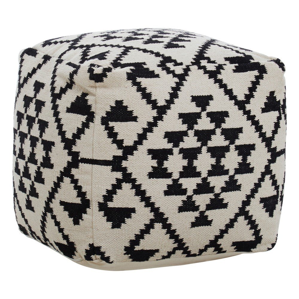 Čierno-biely taburet Cefena – Premier Housewares