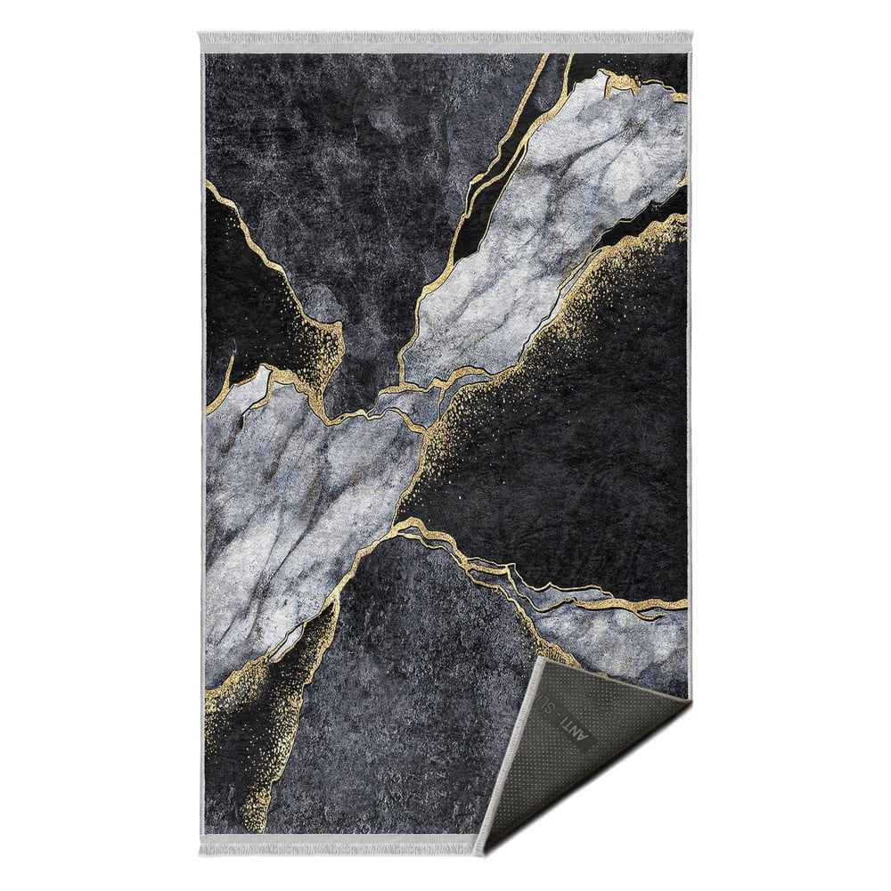 Čierny koberec 80x150 cm - Mila Home