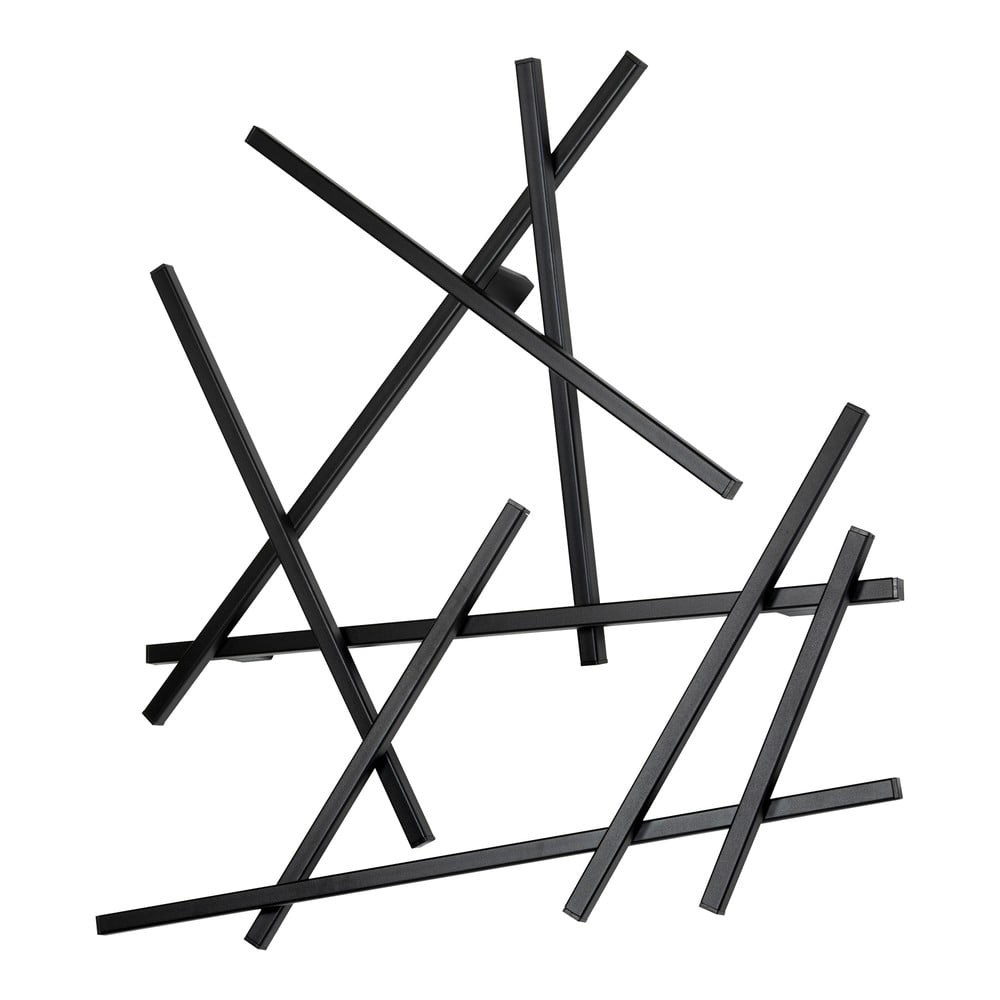 Čierny kovový nástenný vešiak 79 cm Matches – Spinder Design