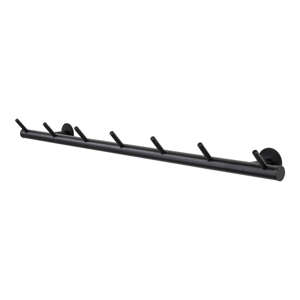 Čierny kovový nástenný vešiak 80 cm Odin – Spinder Design