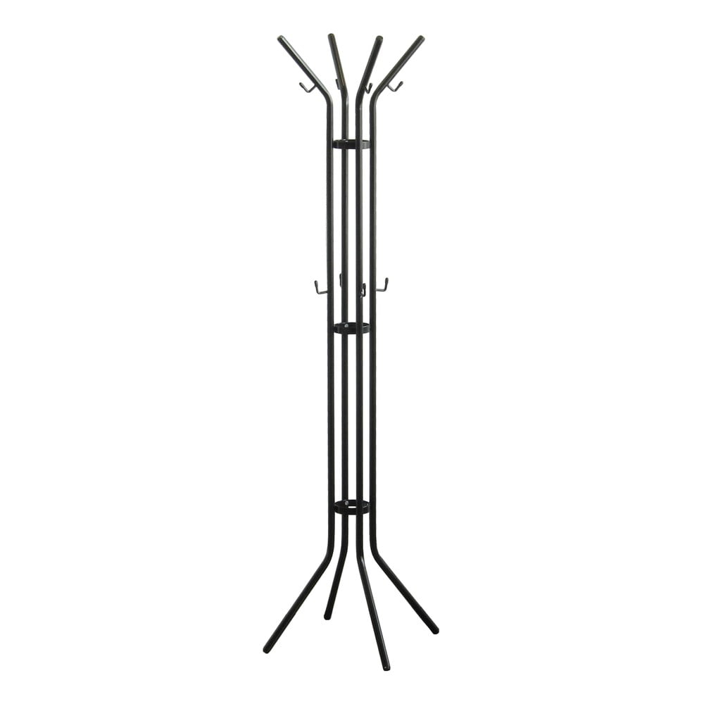 Čierny kovový vešiak ø 40x170 cm Jessy – Spinder Design