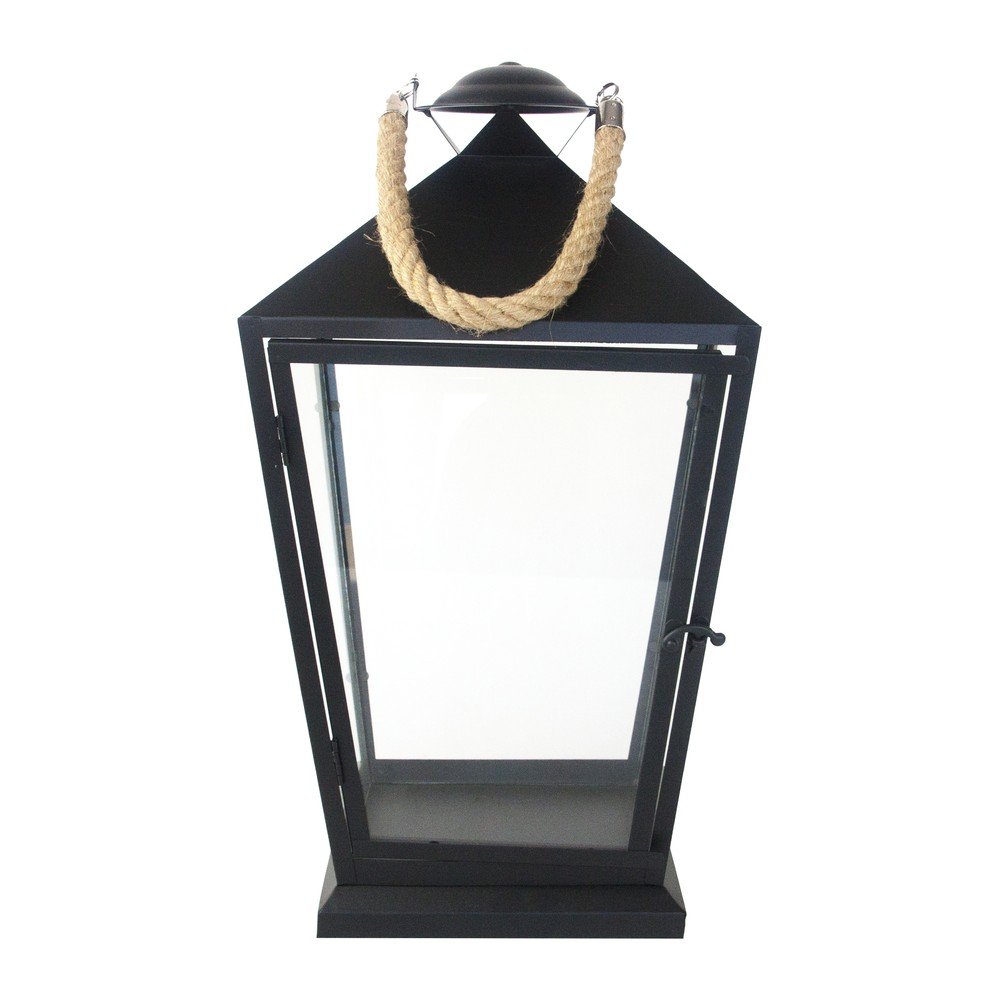 Čierny lampáš Esschert Design Classical, výška 45,6 cm