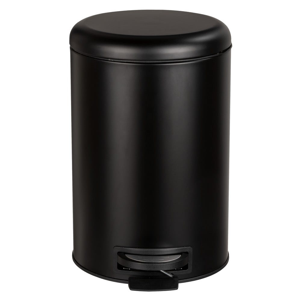 Čierny odpadkový kôš Wenko Leman Easy Close, 20 l