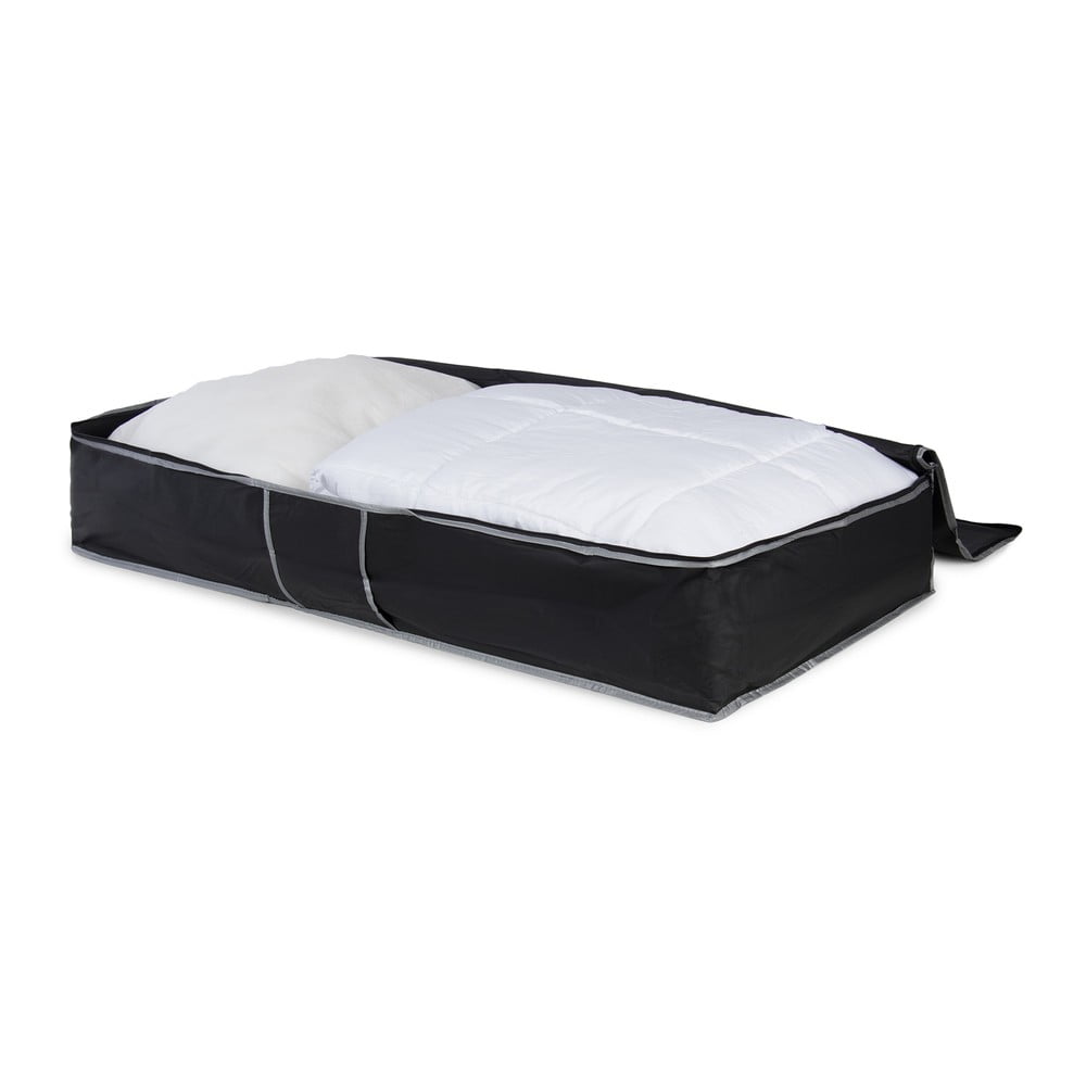 Čierny úložný box pod posteľ Compactor Underbed Box