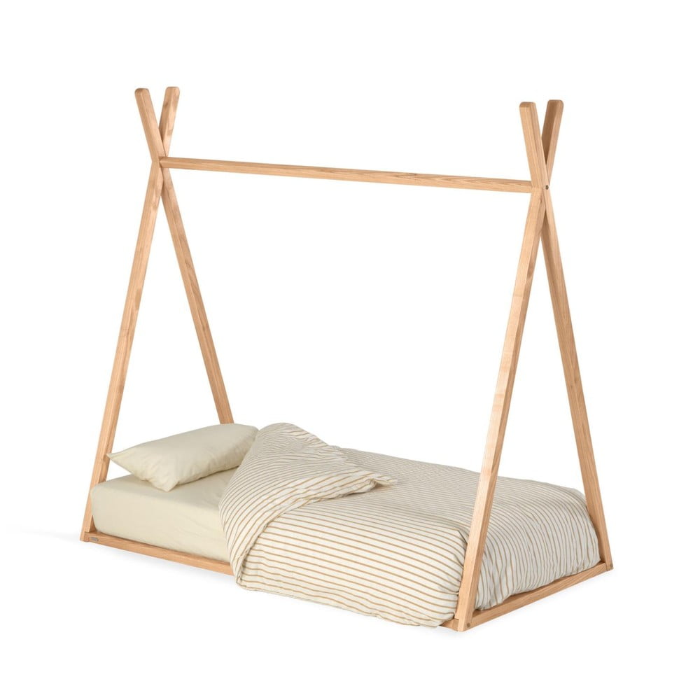 Detská posteľ 70x140 cm v prírodnej farbe Maralis Teepee – Kave Home