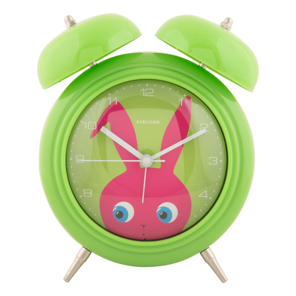 Detský budík ø 15 cm Peekaboo Bunny – Karlsson