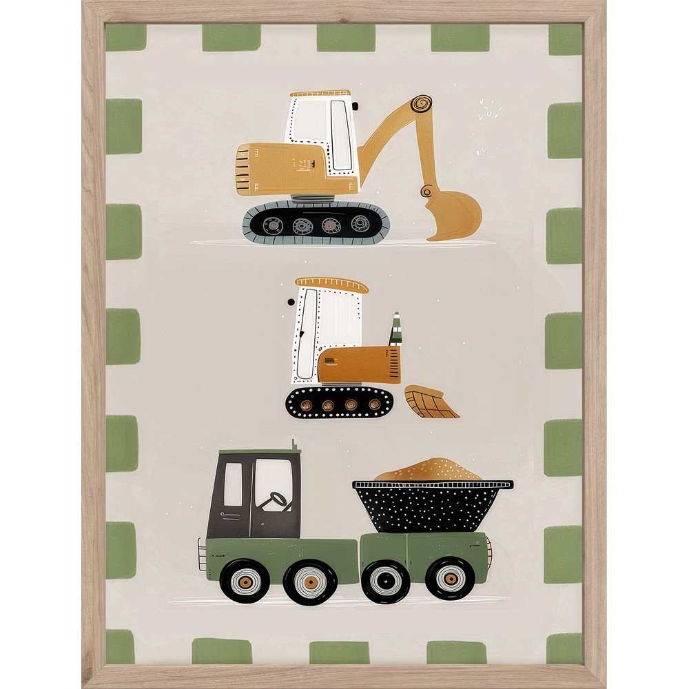 Detský obrázok 30x40 cm Baby The Builder – Styler