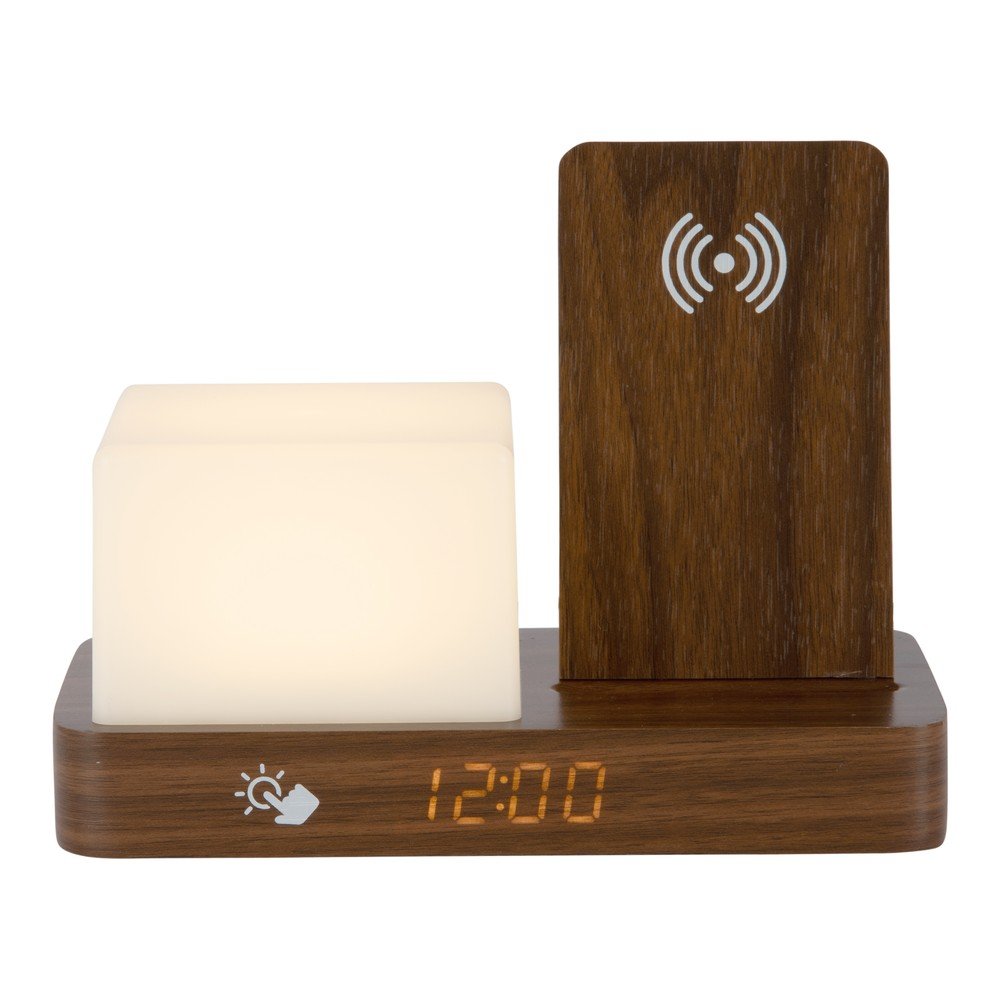 Digitálny/stolový budík s bezdrôtovou nabíjačkou Retro LED Night Light – Karlsson