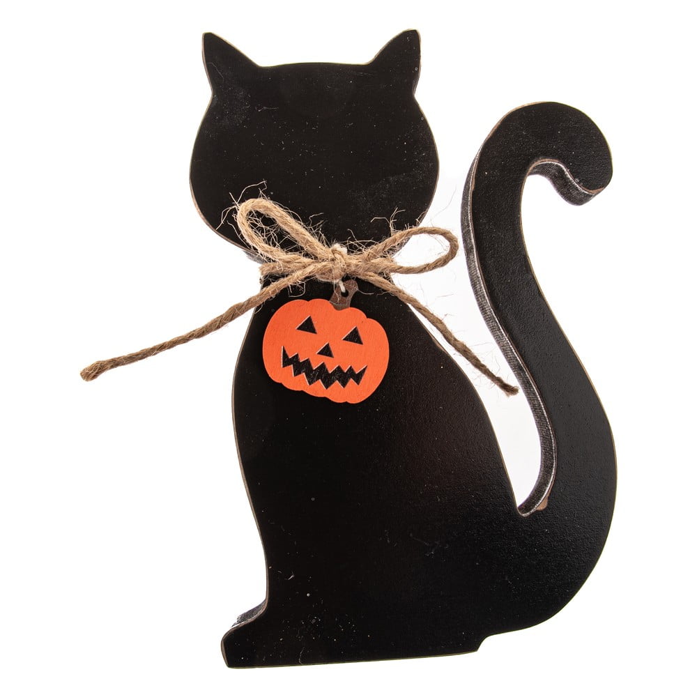 Drevená soška (výška 15,5 cm) Happy Halloween – Dakls