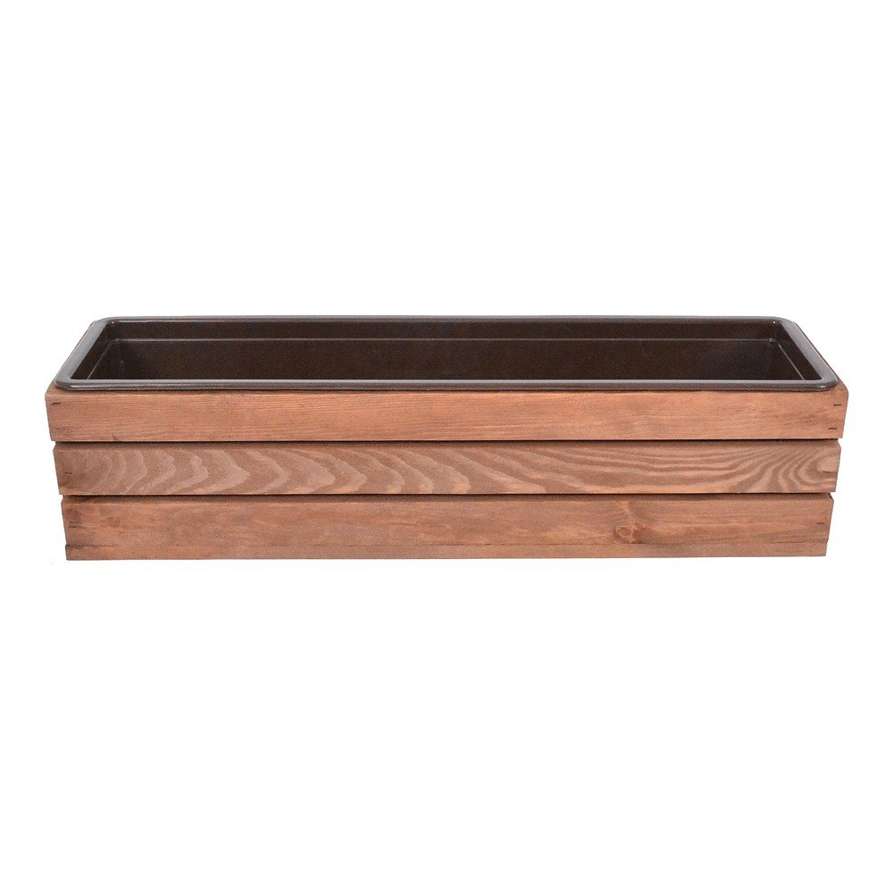 Drevený kvetináč 61 cm Modern – Rojaplast