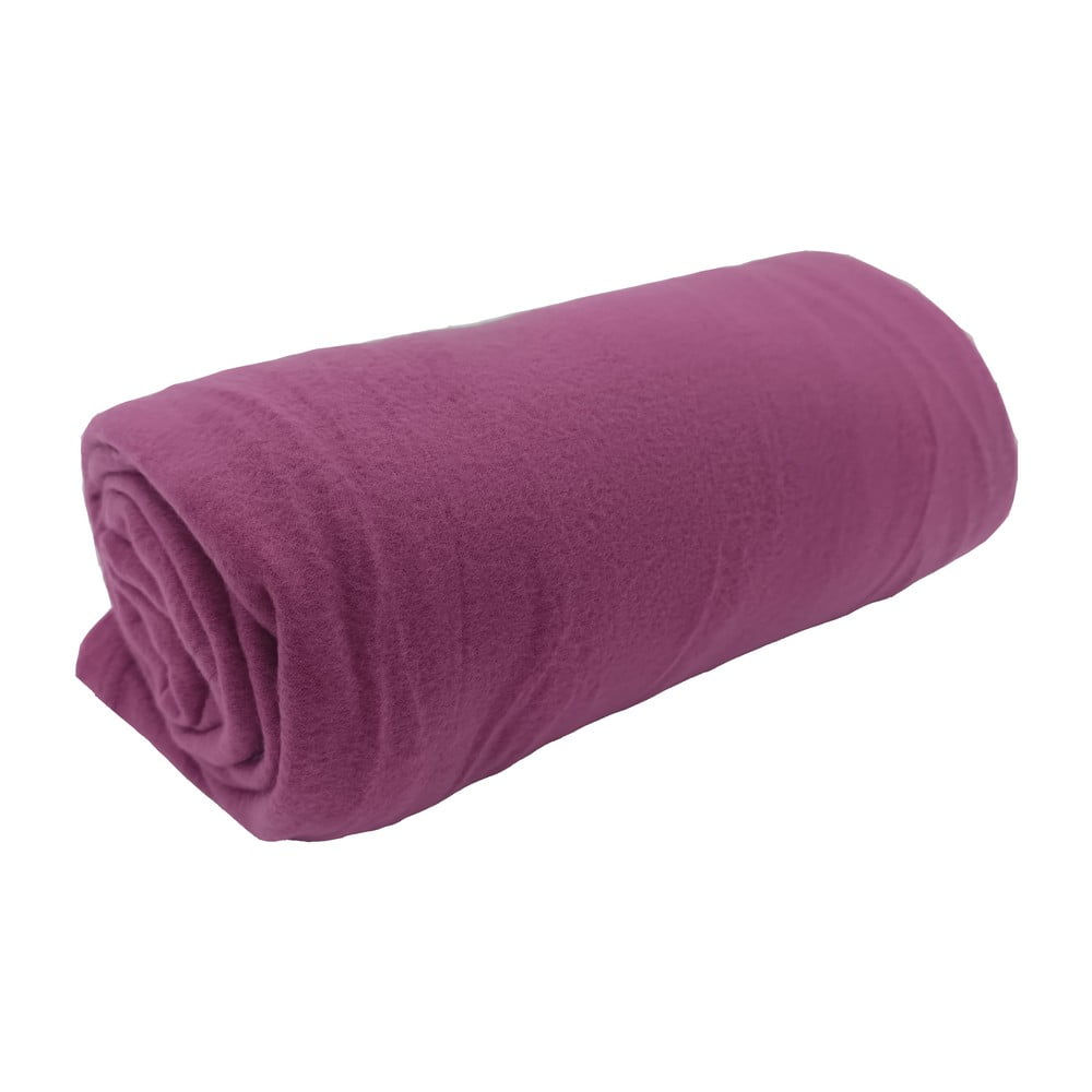 Fialová fleecová deka 150x200 cm Plain – JAHU collections