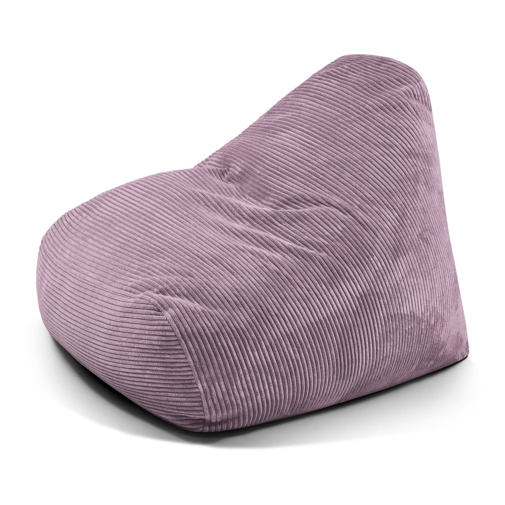 Fialový menčestrový sedací vak Snug 100 – SLOWDOWN
