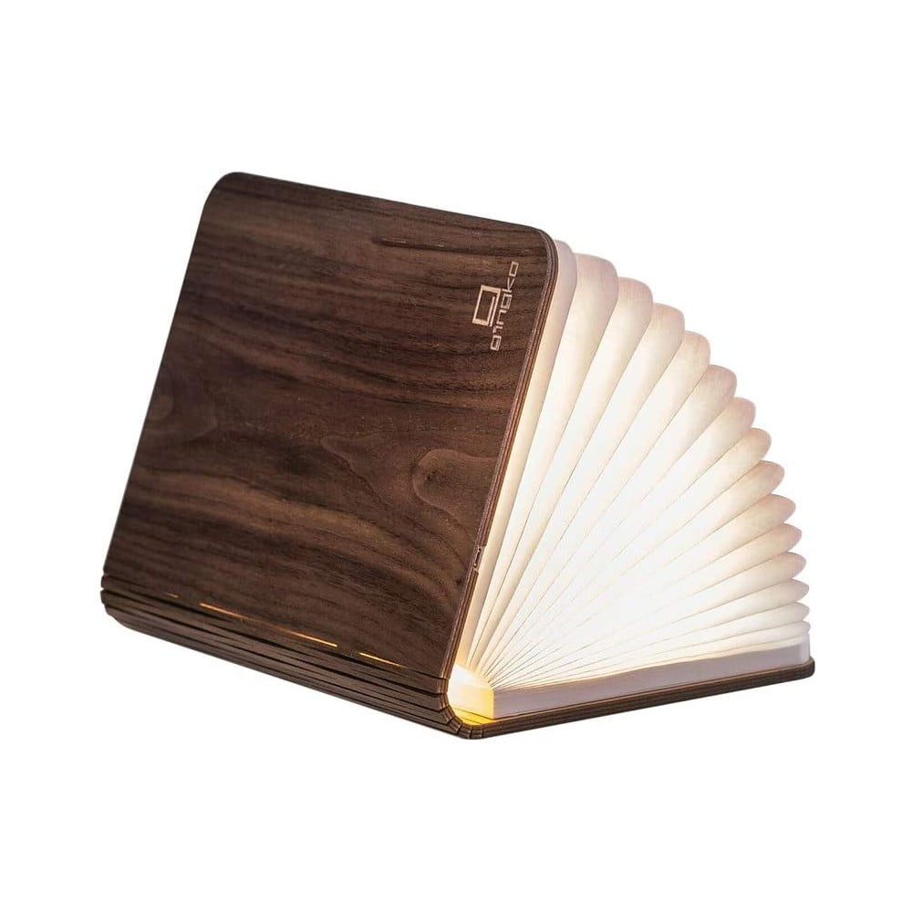 Hnedá svetelná dekorácia na USB Booklight – Gingko