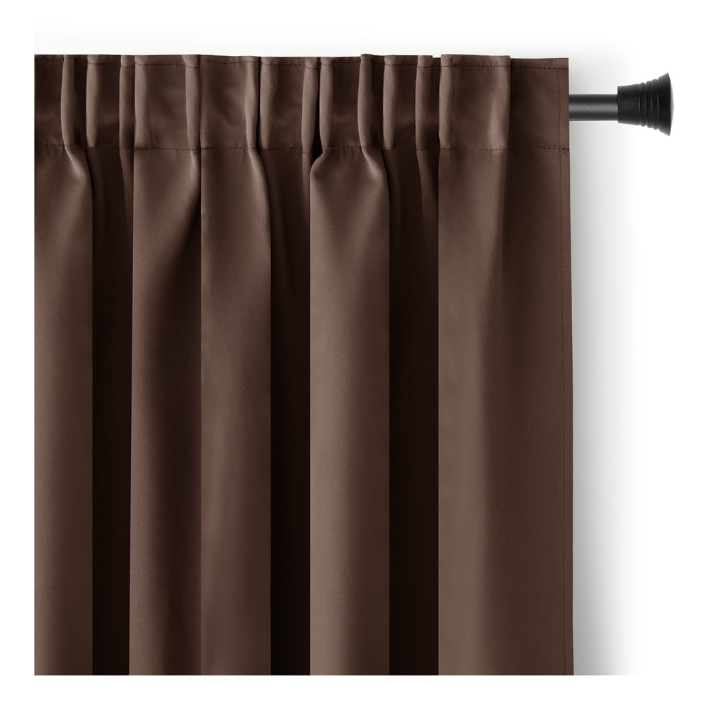 Hnedý dimout záves 140x245 cm Kierra – Restilo