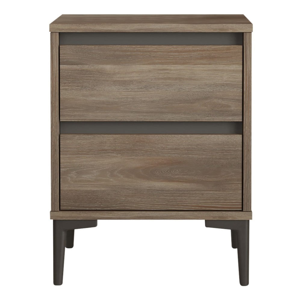 Hnedý nočný stolík Elegance – Kalune Design