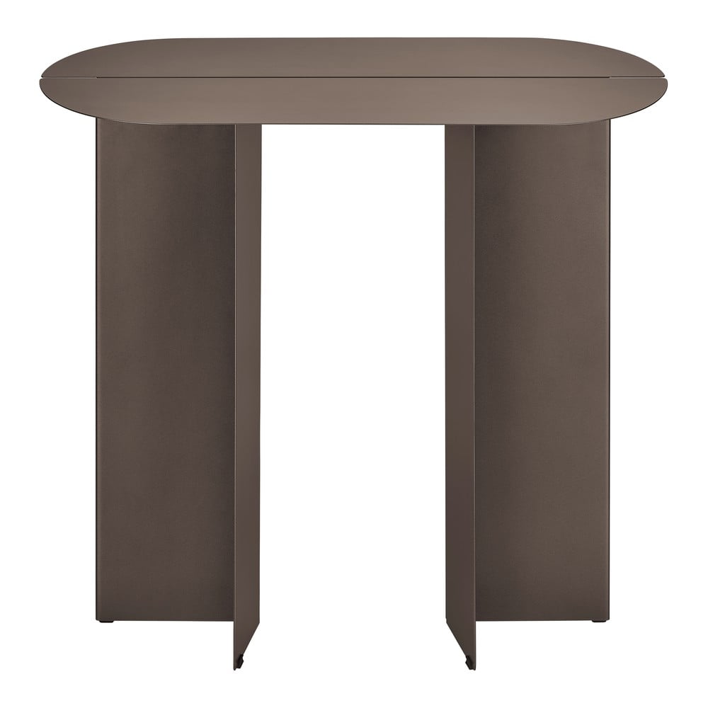 Hnedý oceľový konzolový stolík 35x80 cm Oru – Blomus