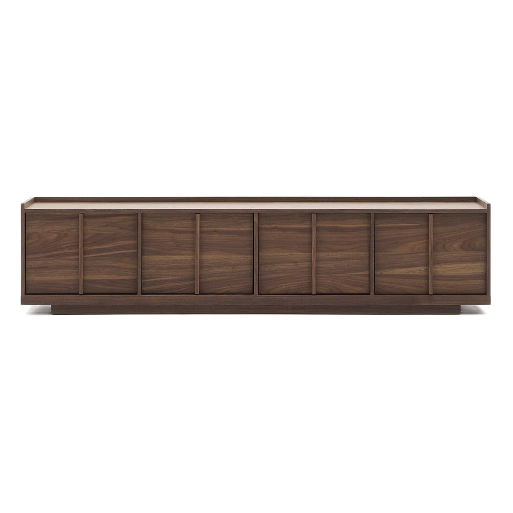 Hnedý TV stolík v dekore orecha 200x47x40 cm Onix – Kave Home