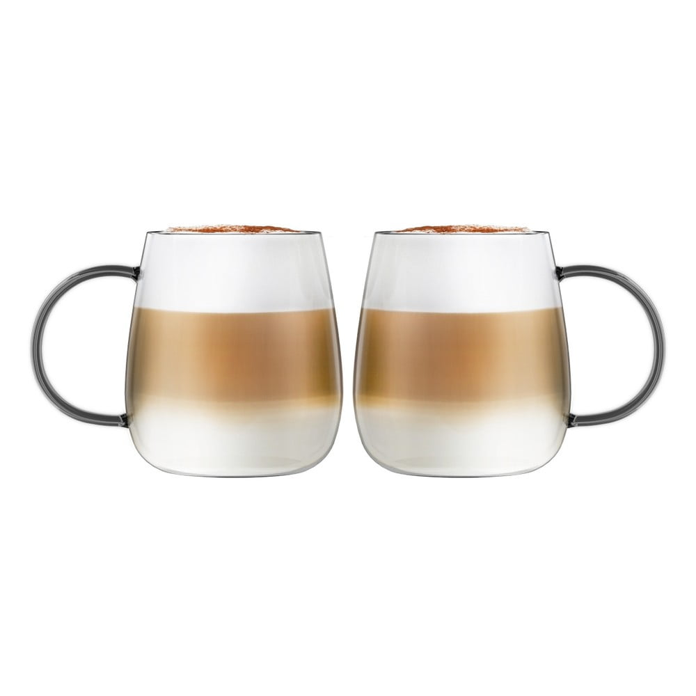 Hrnčeky na cappuccino v súprave 2 ks 400 ml Bolla – Vialli Design