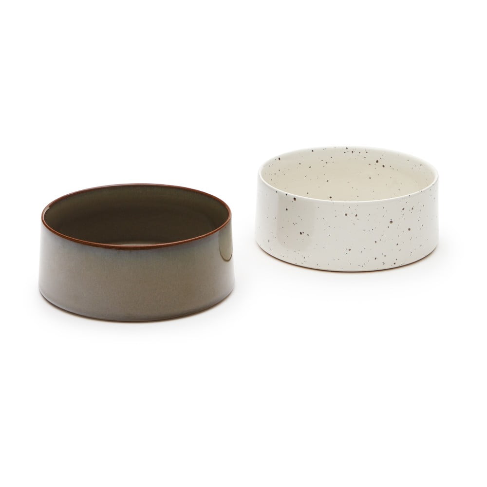 Keramické misky v súprave 2 ks pre psov ø 14 cm Dumbi - Kave Home