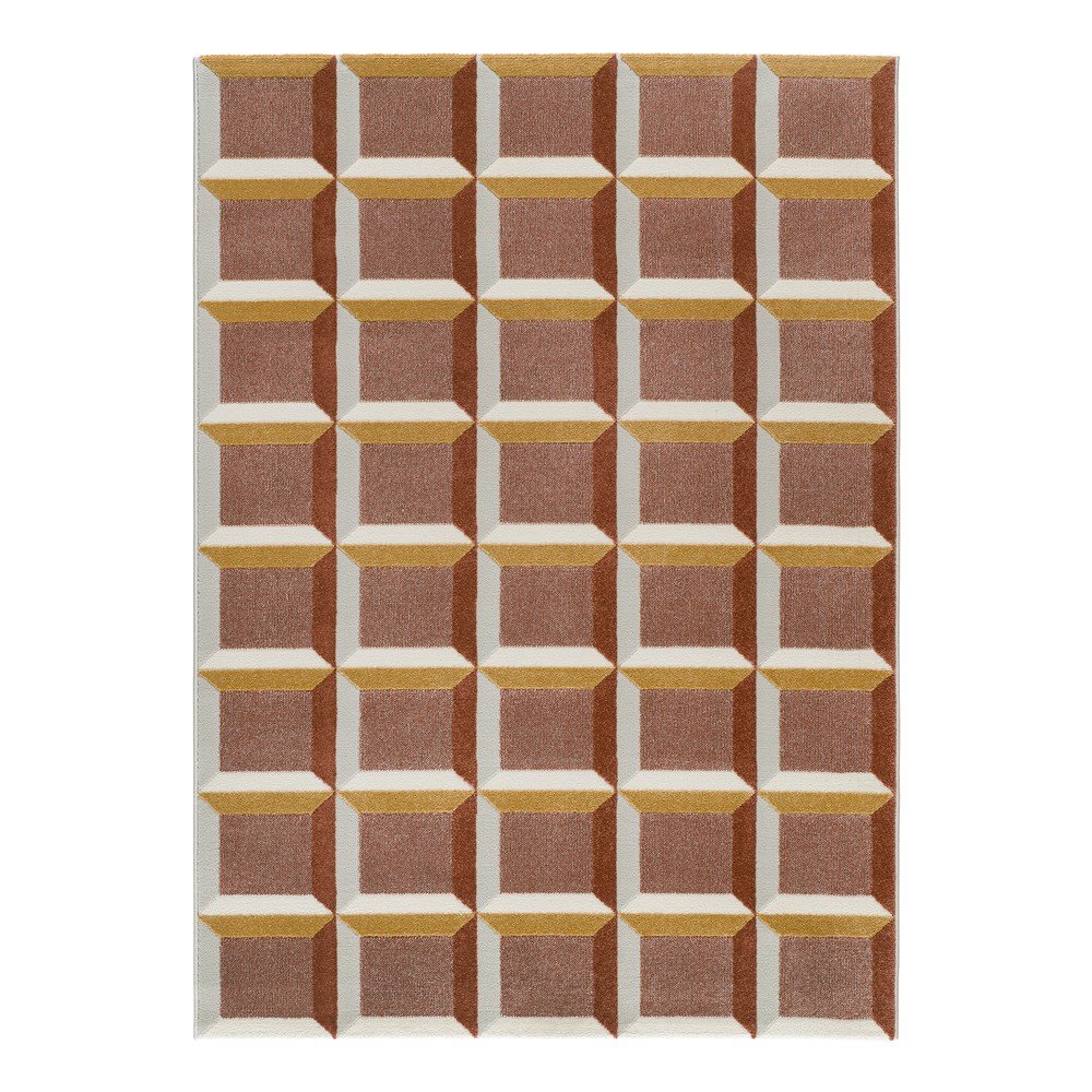 Koberec v terakotovej farbe 80x150 cm Amara – Universal