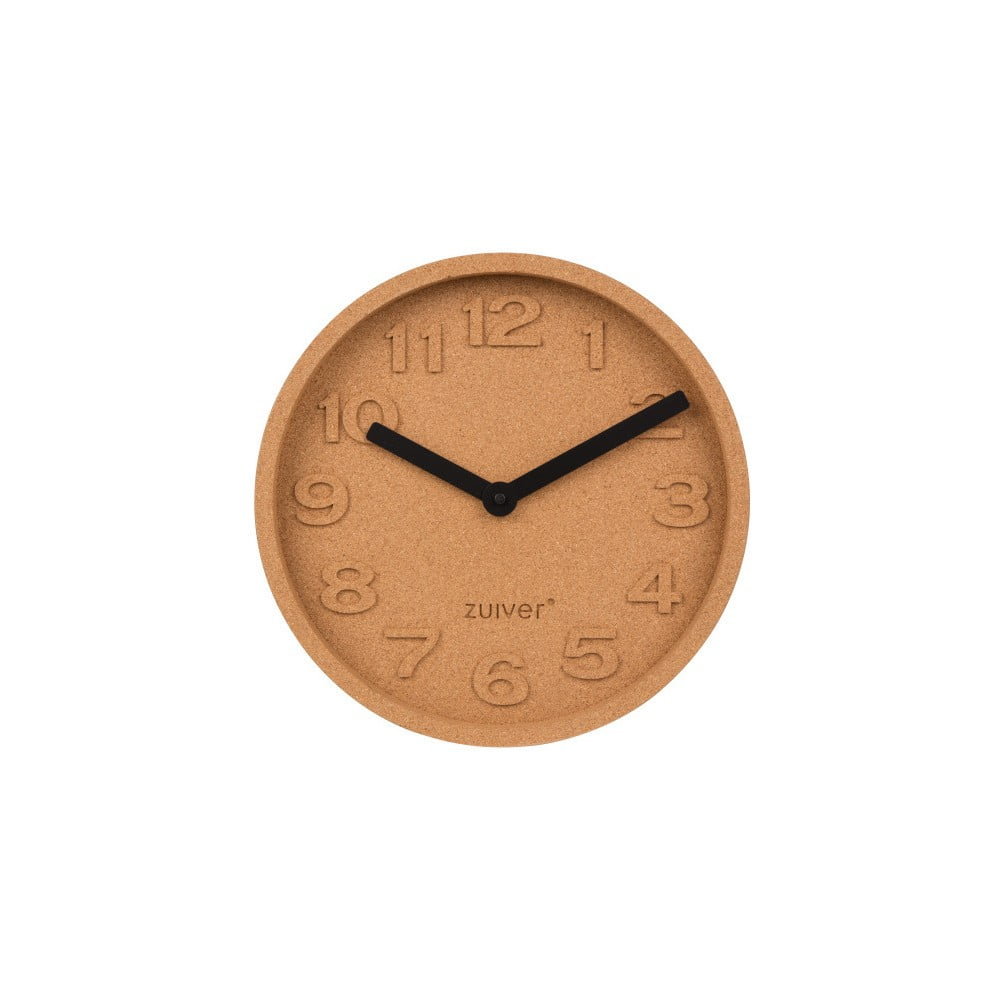Korkové nástenné hodiny Zuiver Cork, ø 31 cm