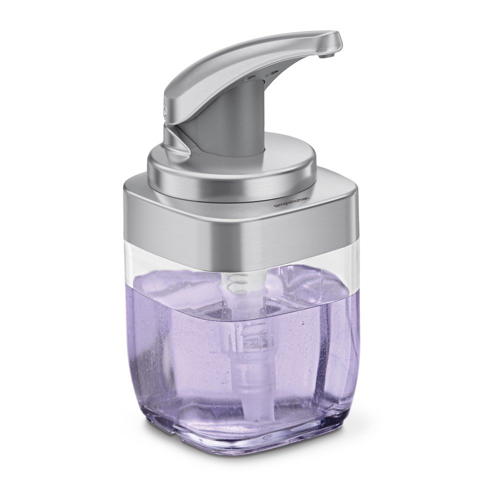 Kovový dávkovač mydla 444 ml - simplehuman