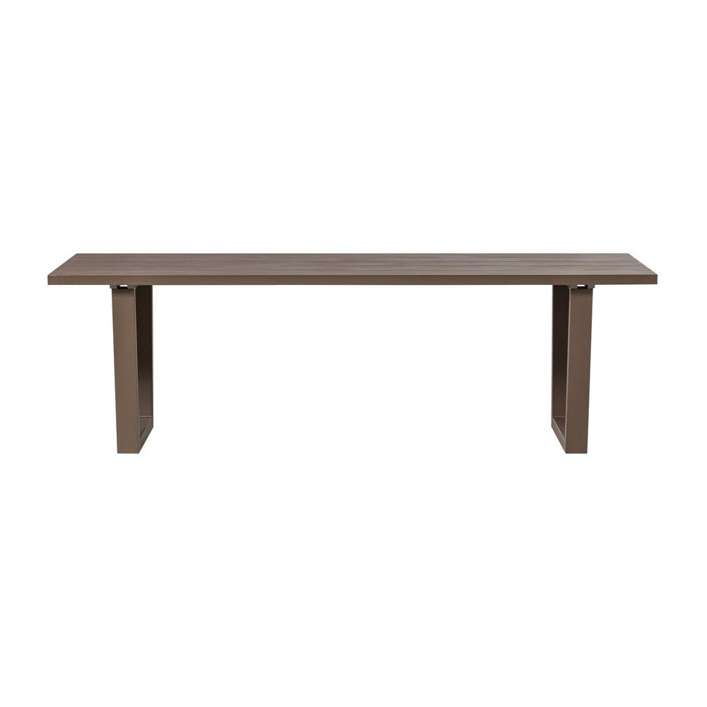 Kovový záhradný jedálenský stôl 87x240 cm Bear – WOOOD