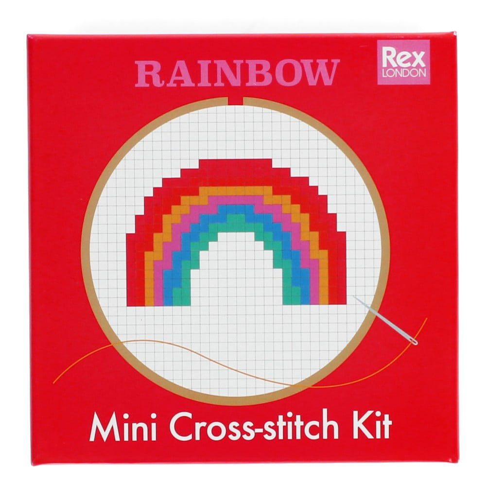 Kreatívna súprava Cross-stitch Kit Rainbow – Rex London